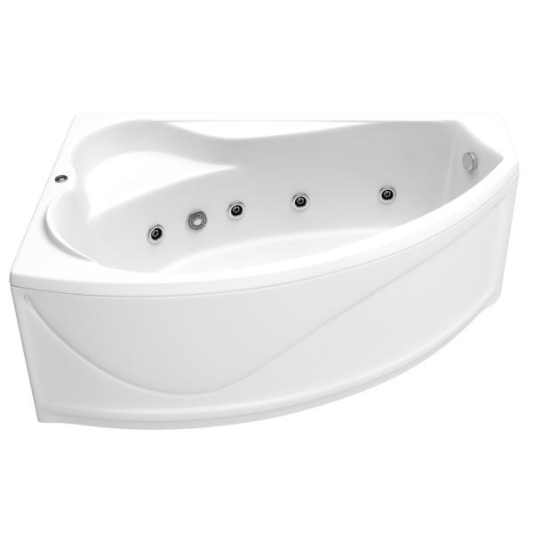 Ванна акриловая с гидромассажем Bas Николь 170х100 L фото