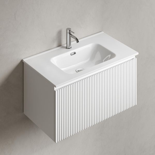 Тумба под раковину Sancos Snob R 1.0 SNR1.080W Bianco фото