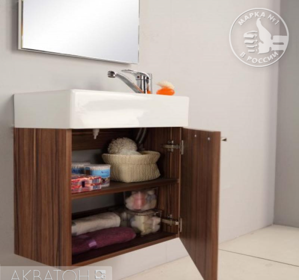 Тумба под раковину Акватон Эклипс 46 1A172701EK560 фото