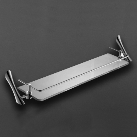 Полка стеклянная Art&Max Elegant AM-E-1582 хром фото