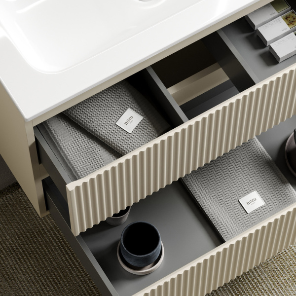 Тумба под раковину Sancos Snob R SNR60CE Beige Soft фото