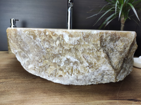 Накладная раковина из оникса Indo Erozy Sunset EO-00066 фото