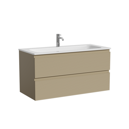 Тумба под раковину Sancos Folk FL100CP капучино фото