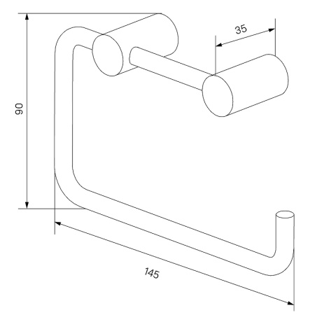 Держатель туалетной бумаги Iddis Petite PETG000i43 матовое золото фото