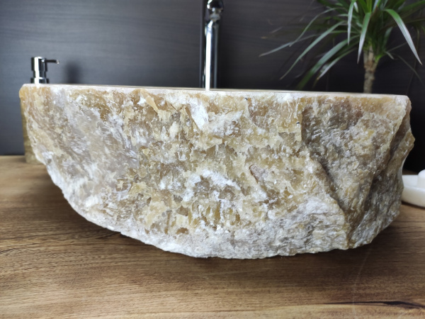 Накладная раковина из оникса Indo Erozy Sunset EO-00066 фото