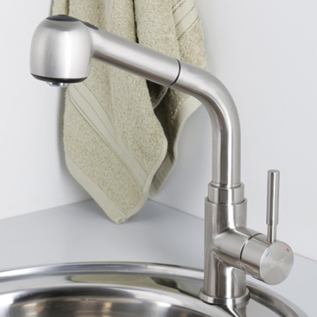 Смеситель для кухни WasserKRAFT Wern 4266 с выдвижным изливом фото