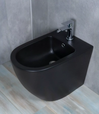 Биде напольное Gid BDN-36BM черное матовое фото