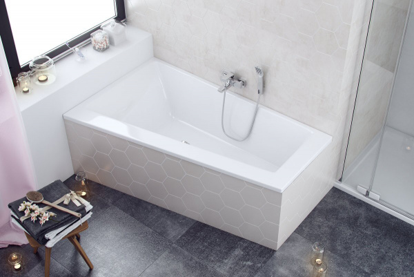 Акриловая ванна Excellent SFERA 170x100 WAEX.SFL17WH, левая фото