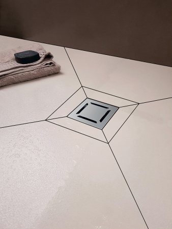 Душевой трап Berges Wasserhaus Zentrum Norma 090362 10x10 см фото