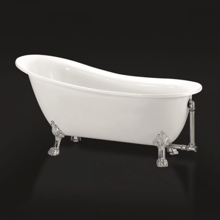Акриловая ванна BelBagno BB06-1700-CRM 170х76 на ножках фото
