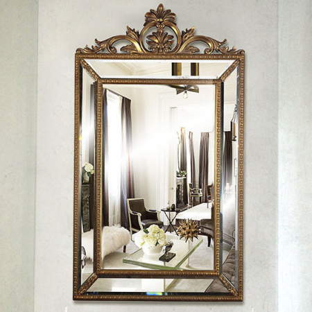 Зеркало в раме Art-Zerkalo Ambren Gold FA030GL 90x144 см фото