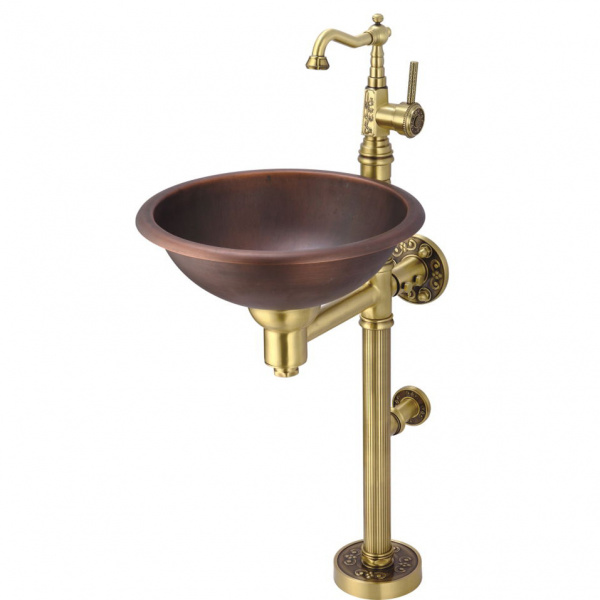 Раковина медная напольная Bronze de Luxe 10104BR фото