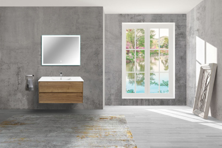 Тумба под раковину Vincea Gio VMC-2G100TO T.Oak 100 см фото