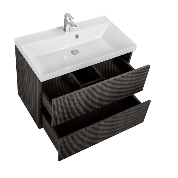 Тумба под раковину Art&Max Verona-Push AM-Verona-Push-800-2C-SO-KD кадена дарк фото