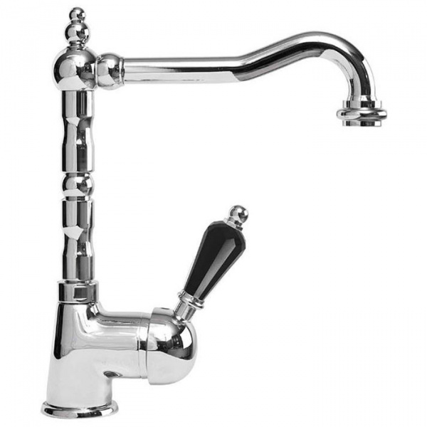 Смеситель для раковины Cezares Vintage VINTAGE-LSM2-01-Sw-N хром/swarovski Nero фото