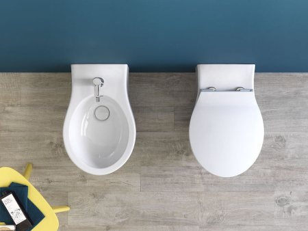 Биде Hatria Le Fiabe Y1A9 подвесное Белое фото