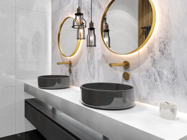 Сенсорный смеситель для раковины встроенный Timo Saona 2373/17SM Золото матовое фото