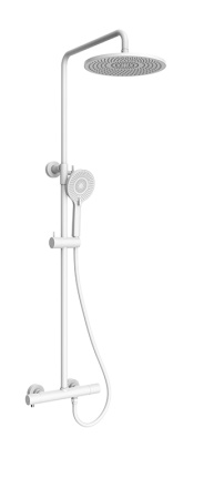 Душевая система с термостатом Kaiser Serio 05577-4 белая матовая фото