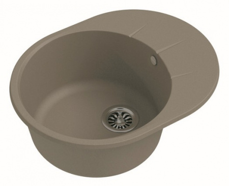 Мойка кухонная Ewigstein Rund R- 45F темно-бежевый фото