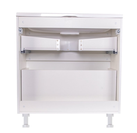 Тумба под раковину Style Line Бергамо мини 90 СС-00002361 белая фото