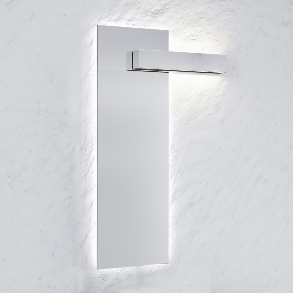 Зеркало со светильником Raval Forest Fost.02.120/W/RL 40 см фото