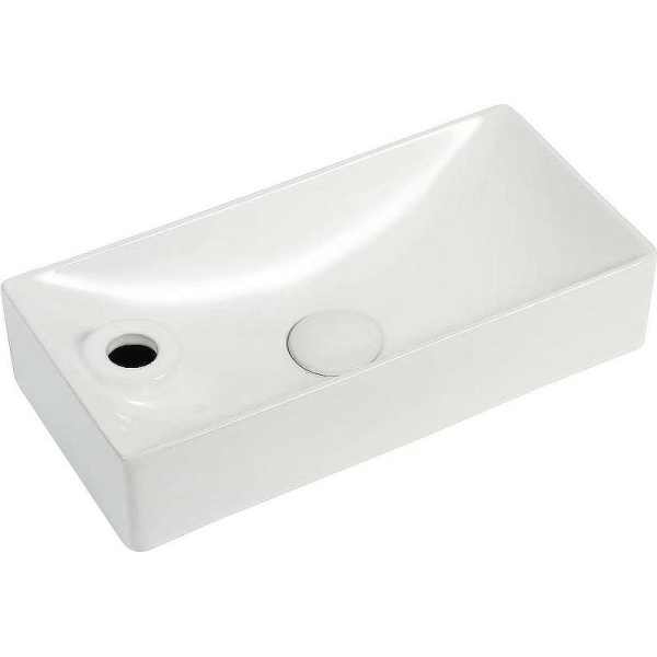 Раковина маленькая в туалет SantiLine SL-2023R 43x21 фото