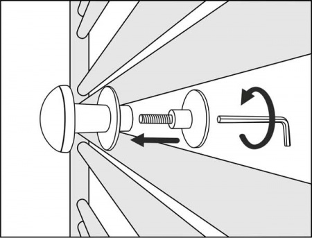 Вешалка для водяных полотенцесушителей Сунержа Сфера 03-2010-0001 золото фото