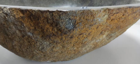 Накладная раковина из речного камня RS0837 (51*46*15) фото