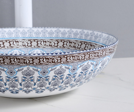 Накладная раковина Bronze de Luxe 1008 40x40 марракеш фото