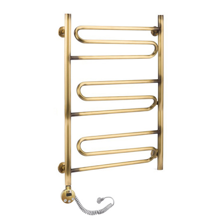 Полотенцесушитель электрический Domoterm Офелия П9 (500х700) (бронза) левый фото