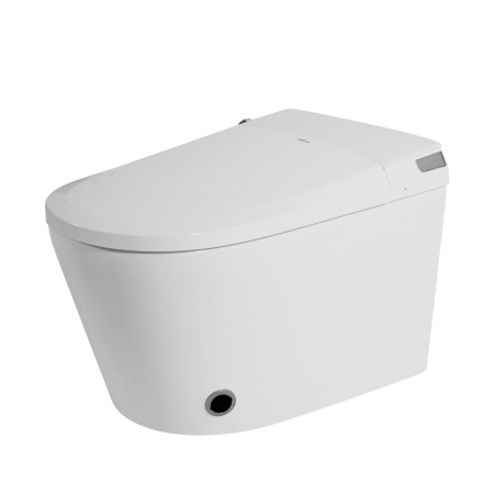 Электронный унитаз-биде импульсный Abber Bequem AC1119S с инсталляцией AC0101P2 фото