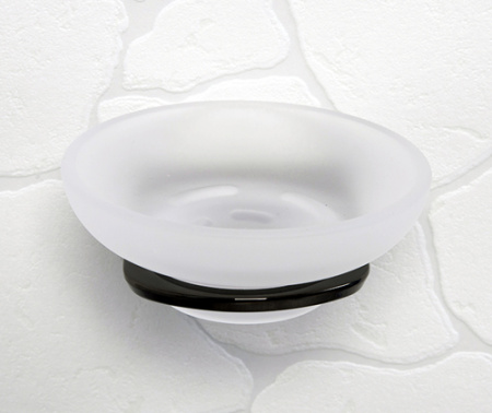 Мыльница настенная WasserKRAFT Glan K-5129 черный глянец фото