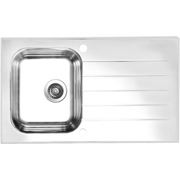 Мойка для кухни Alveus Glassix 10 белый 860X500 фото