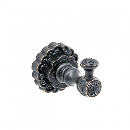 Крючок для ванной одинарный Milacio Villena MC.901.BBR черная бронза фото