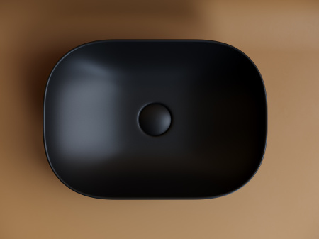 Накладная раковина Ceramica Nova Element CN6009MB 45x32 черная матовая фото