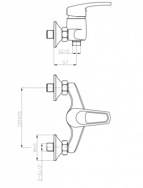 Смеситель для душа Weltwasser WW MX ISAR 504 фото
