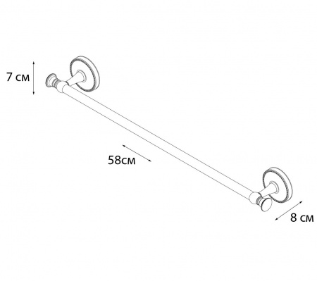 Полотенцедержатель Fixsen Adele FX-55001 фото