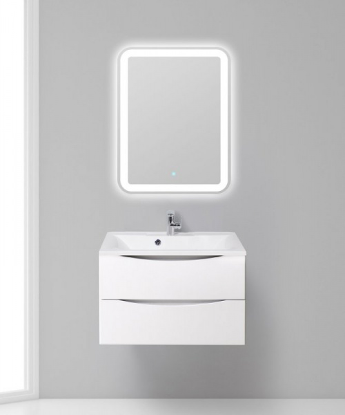Тумба под раковину BelBagno Marino 75 MARINO-750-2C-SO-BL-P белый глянец фото