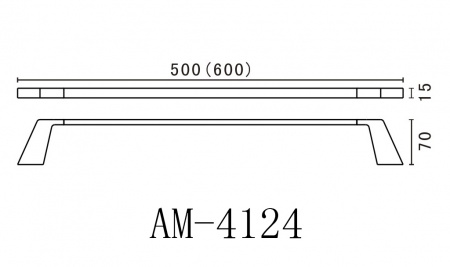 Полотенцедержатель Art&Max Techno AM-E-4124 хром фото