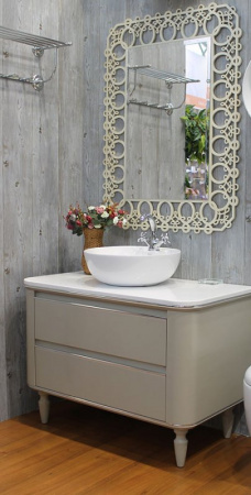 Тумба под раковину со столешницей BelBagno Radice BB1000 RC/TO фото