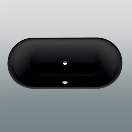 Стальная ванна BetteLux Oval 3466-035 180х80 черная матовая фото