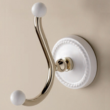 Крючок для ванной двойной Devon & Devon Dorothy DOR413OT фото