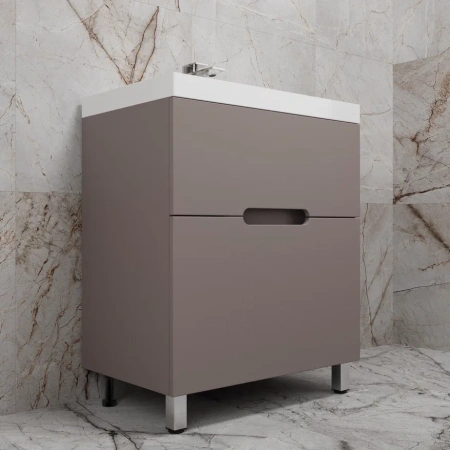 Тумба напольная Style Line Матис 70 ЛС-00002436 тауп темный фото