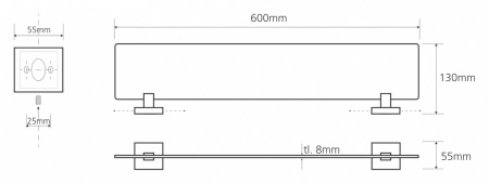 Полка Bemeta Beta 132102042 фото