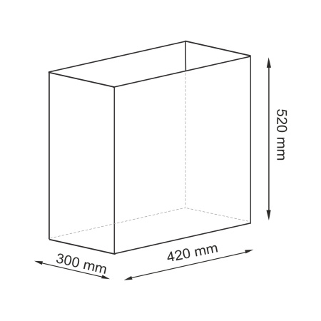 Корзина для белья WasserKRAFT Gollach WB-330-L фото