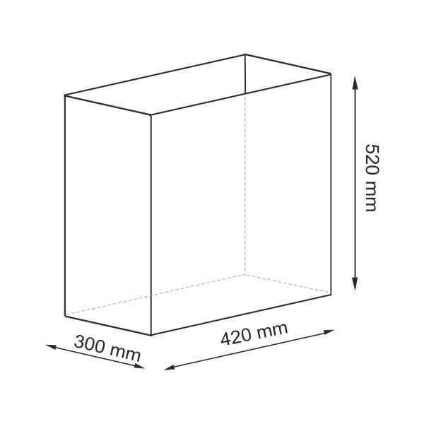 Корзина для белья WasserKRAFT Gollach WB-330-L фото