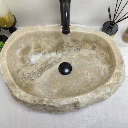 Накладная раковина из оникса Erozy BL EO-00465 (54*37*15см) фото