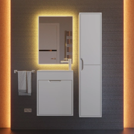 Тумба под раковину Uperwood Modul 50 2930205358 белая фото