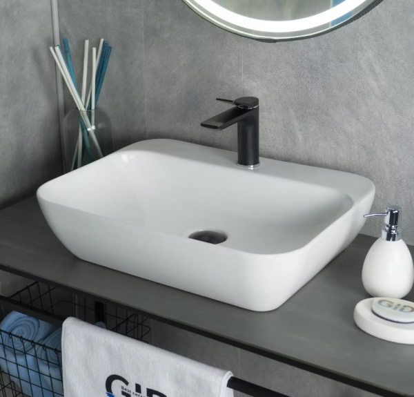 Накладная раковина Gid 9047 55x42 фото