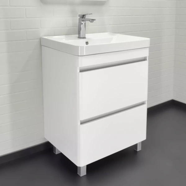 Напольная тумба-умывальник Comforty Валдай-60Н с раковиной 4460 00-00020673 фото